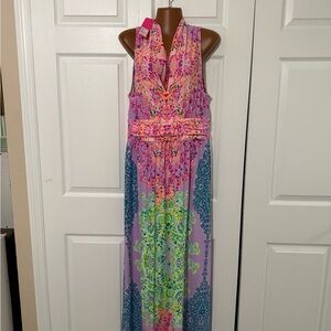 Lilly Pulitzer Pearce Maxi Dress Multi Color Sunshine Vibes